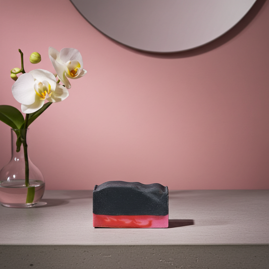 Molten Love – Molten Lava Charcoal Soap Bar | Handmade Valentine’s Edition