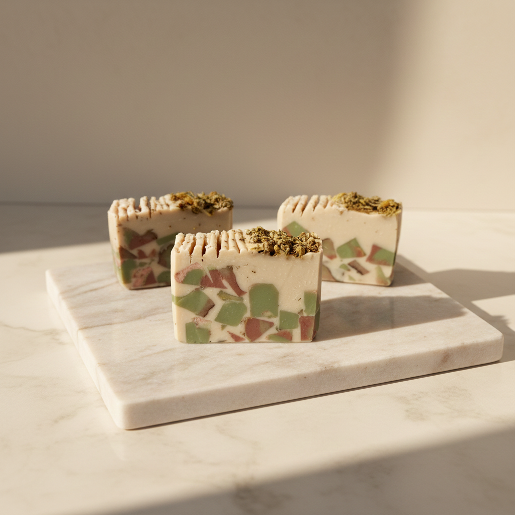 Palace of Venus Soap – Chamomile & Marshmallow Root Infused Luxury Bar